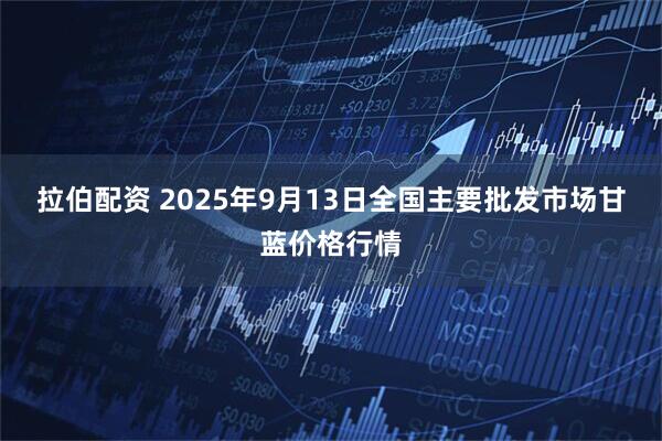 拉伯配资 2025年9月13日全国主要批发市场甘蓝价格行情